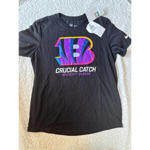 Nike NFL Crucial Catch Intercept Cancer Cincinnati Bengals Women's‎ Size Medium